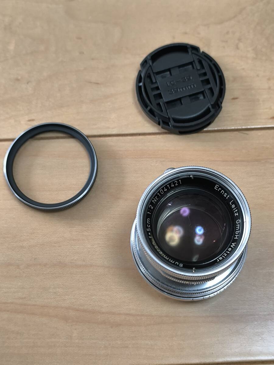 希少品 OH済み　美品　ライカ トリウム ズミクロン 104万台 Leica thorium SUMMICRON 50mm F2 Lマウント Radioactive