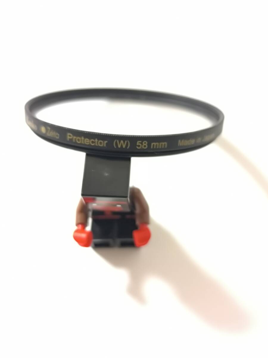 ケンコー Kenko Zeta plus プロテクター 58mm 保護フィルター　面反射0.3%以下　撥水・撥油コート 薄枠