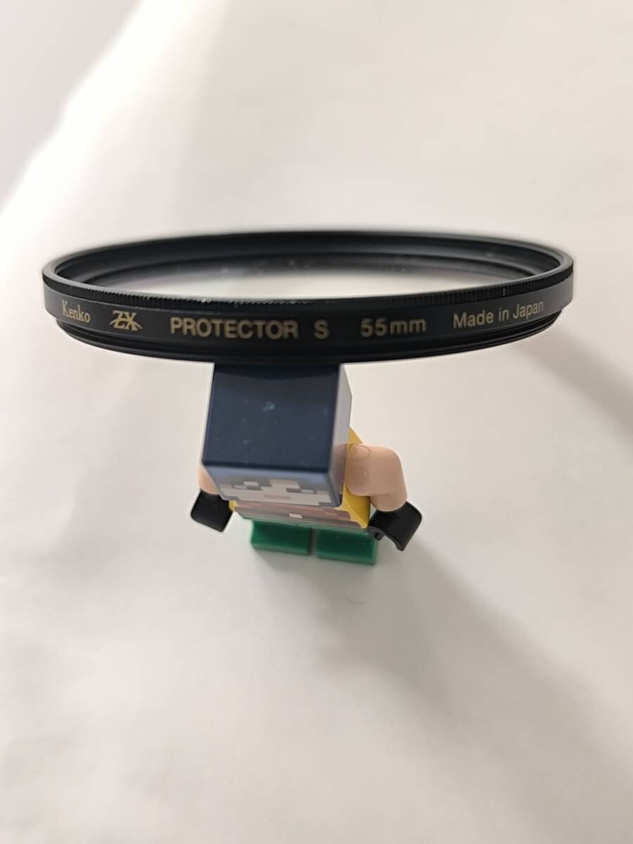 Kenko ケンコー レンズフィルター ZX 55mm プロテクター 日本製 保護フィルター　面反射0.3%以下　撥水・撥油コート