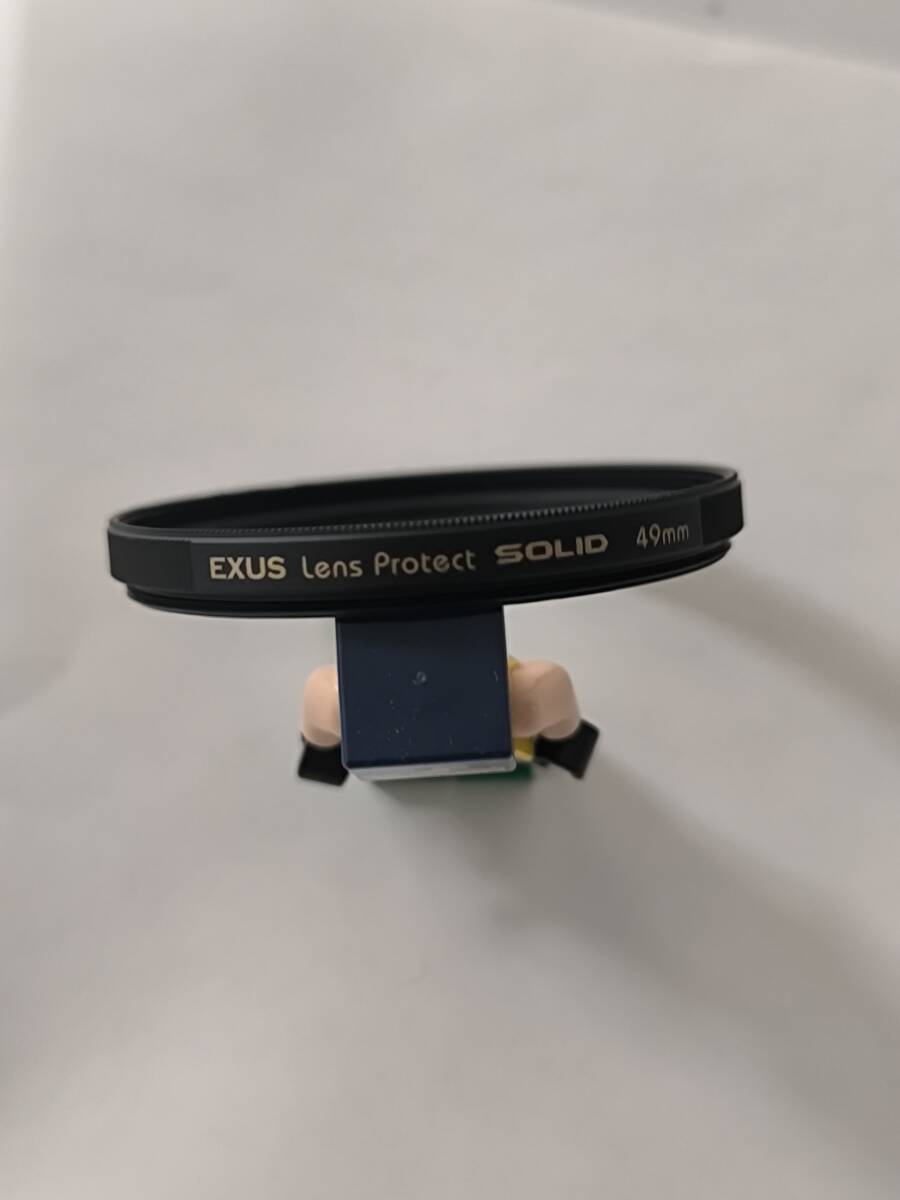 マルミ光機 EXUS Lens Protect SOLID 49mm 日本製　保護フィルター 面反射0.2％以下 撥水撥油 7倍強度の強化ガラス 帯電防止コーテイング