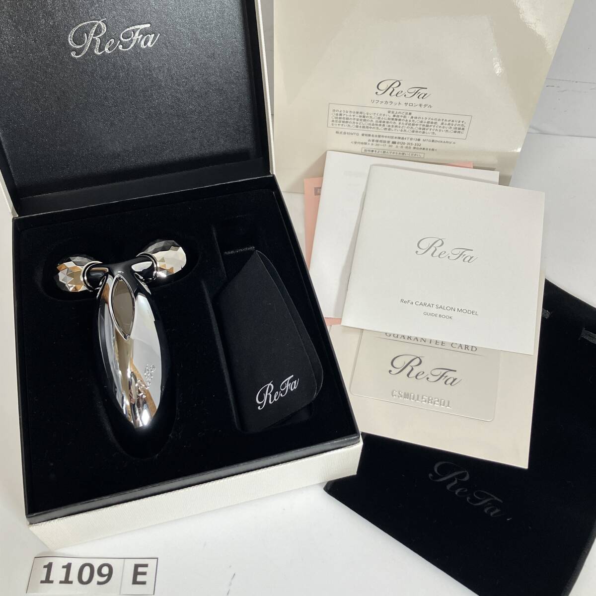 (志)【新品】MTG ReFa/リファ リファカラット サロンモデル 美顔ローラー ボディケア RF-SM2043B 付属品完備 美顔器(I)1109E