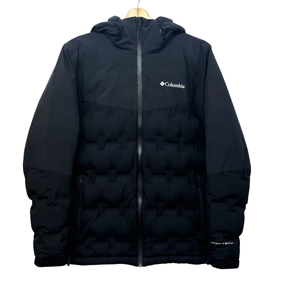 (志)Columbia/コロンビア ワイルドカード ダウンジャケット Mサイズ ブラック 219EE0901 着丈:約68.5cm ダウン75％ (o)1124B