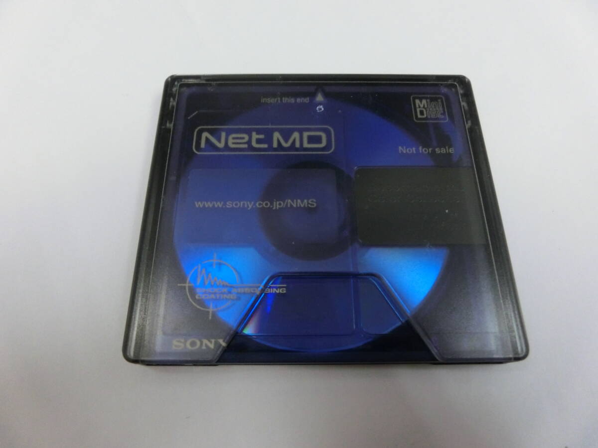 ♪♪81436-1 【希少 現状品】SONY ソニー MD ミニディスク minidisc Net MD color collection ブルー 貴重 当時物 コレクション♪♪