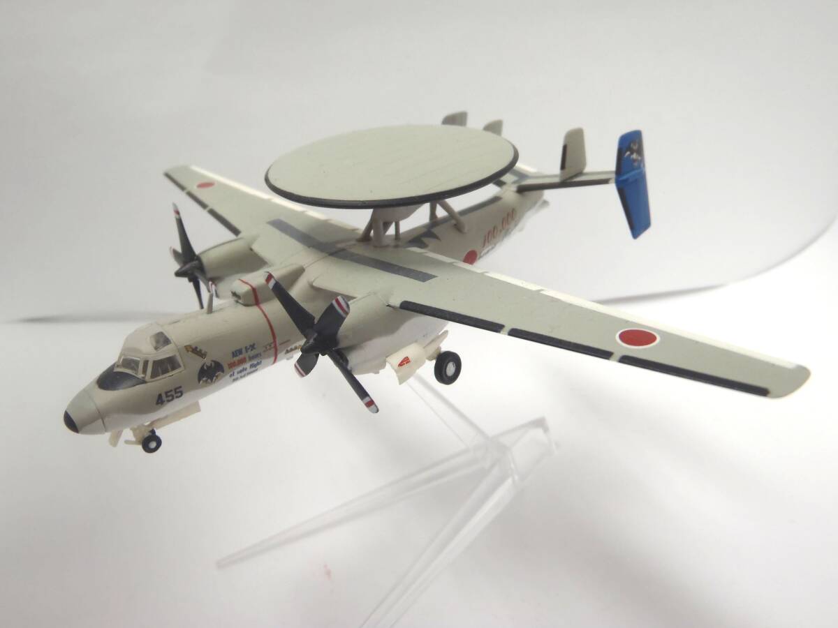 ♪♪81856 メーカー詳細不明 E-2C ホークアイ 航空自衛隊 “100,000時間無事故達成記念塗装” 飛行機 模型 プラモデル 完成品♪♪