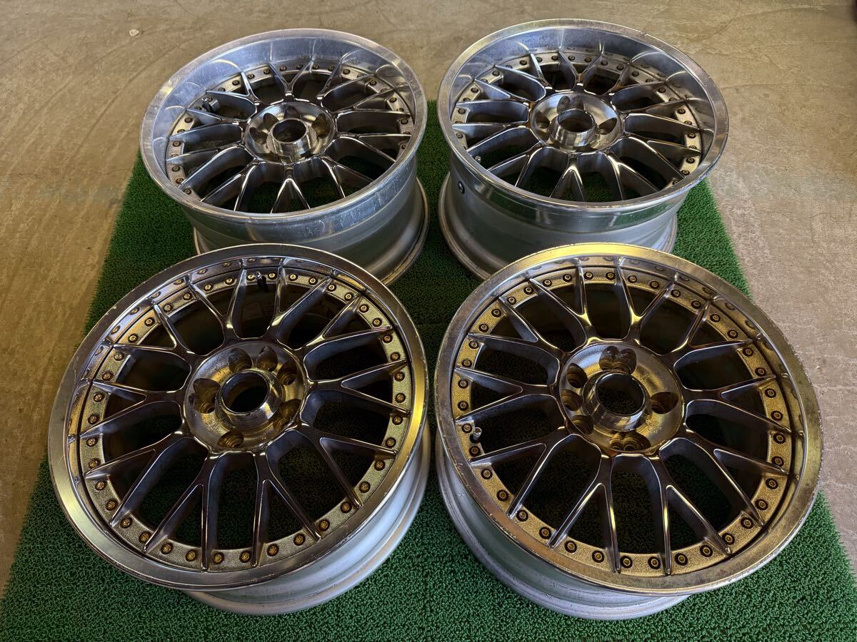 深リム　メッシュホイール シュティッヒ Stich MR3 希少 17インチ　8J +42 9J +35 114.3-4/5H マルチ　中古4本