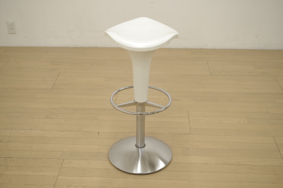REXITE レキサイト ZANZIBAR ザンジバル ハイスツール 脚掛けリング付 ホワイト ダイニング キッチン 店舗