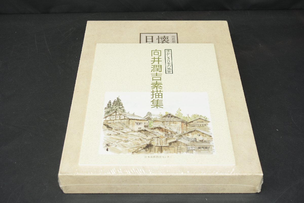 未開封 向井潤吉風景画選集 懐かしき日本の風景 全2巻 向井潤吉素描集 別冊付き 日本美術教育センター 定価29800円