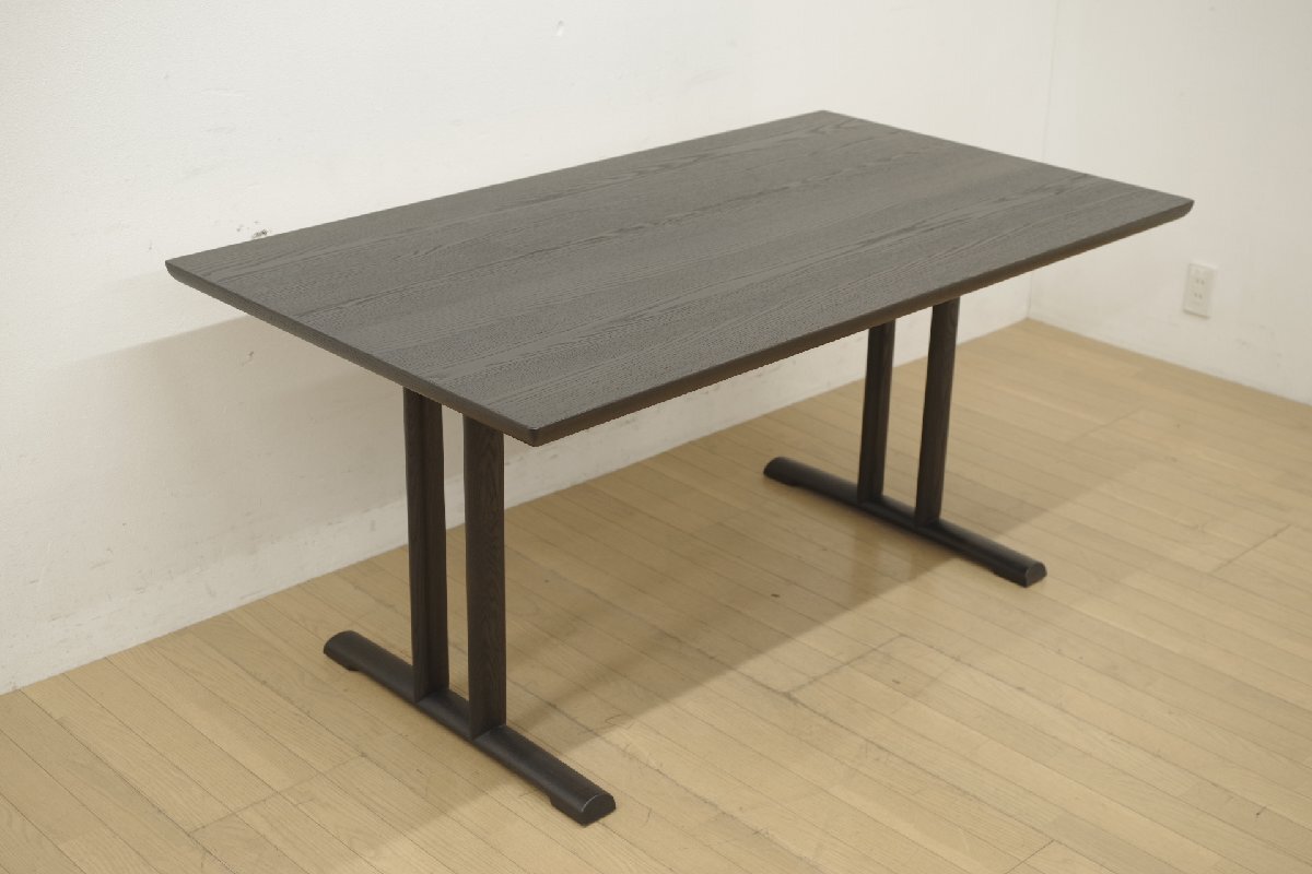 展示品 Conde House カンディハウス TLテーブル ダイニングテーブル タモ材 T字脚 約W150×H71cm 4人掛け リビング シンプル モダン 食卓