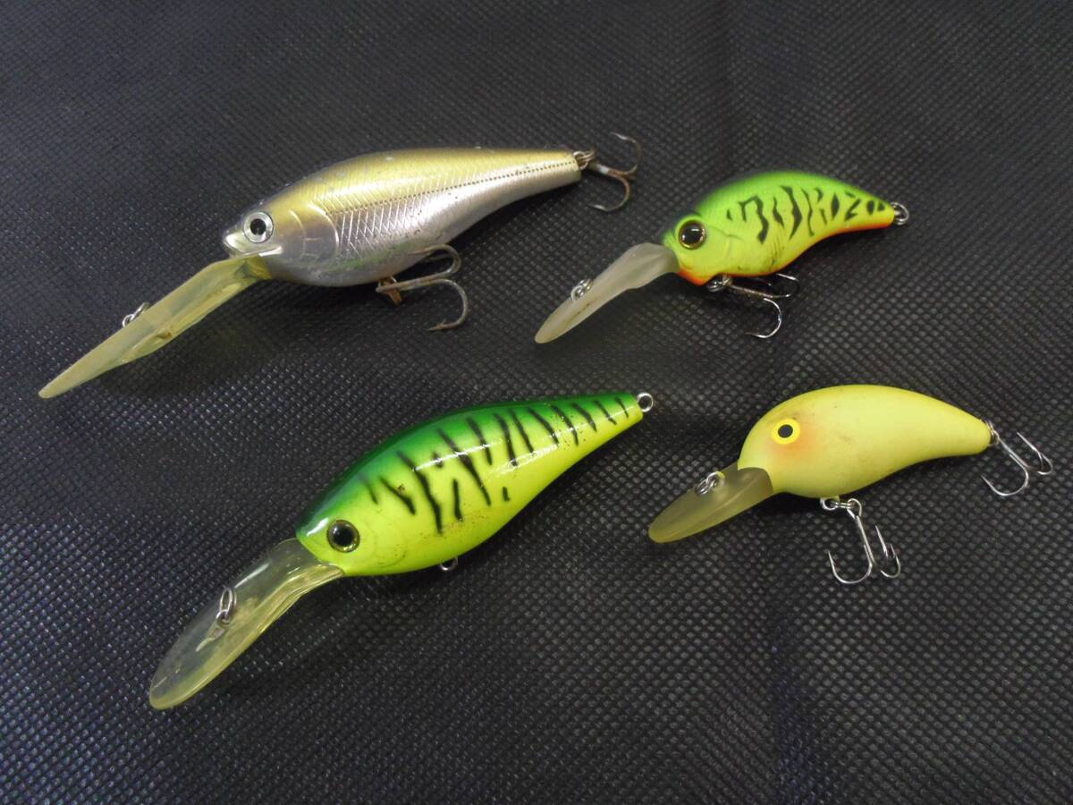 G60◇ルアー4点まとめて◇ティコム マッドペッパーマグナム◇ティコム ファットペッパー◇EVERGREEN MODO◇Peanut II◇Old オールド ルアー