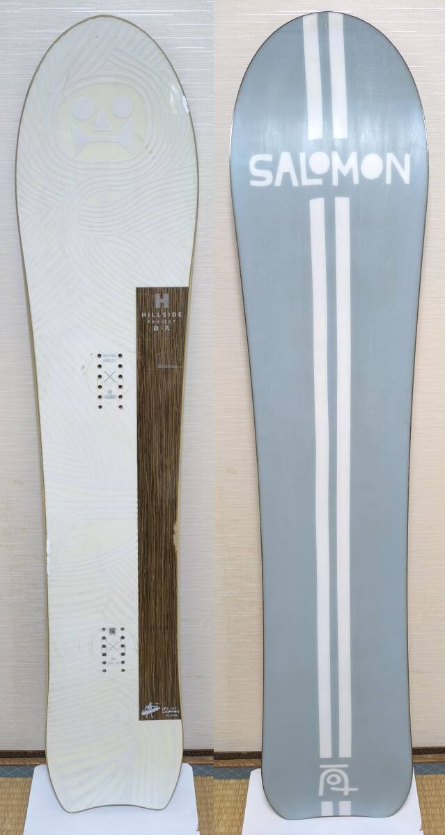 ★☆中古良品! SALOMON サロモン HPS X ASMO 157cm スノーボード 2020年式 WOLLE NYVELT FISH 前モデル パウダー アスモ TAKA NAKAI 浮力◎