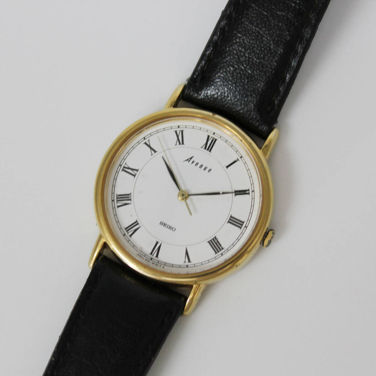 W251121-06 SEIKO Avenue セイコー アベニュー 5P31-6A6B メンズ腕時計 クォーツ ジャンク 文字盤ホワイト ラウンド ゴールド