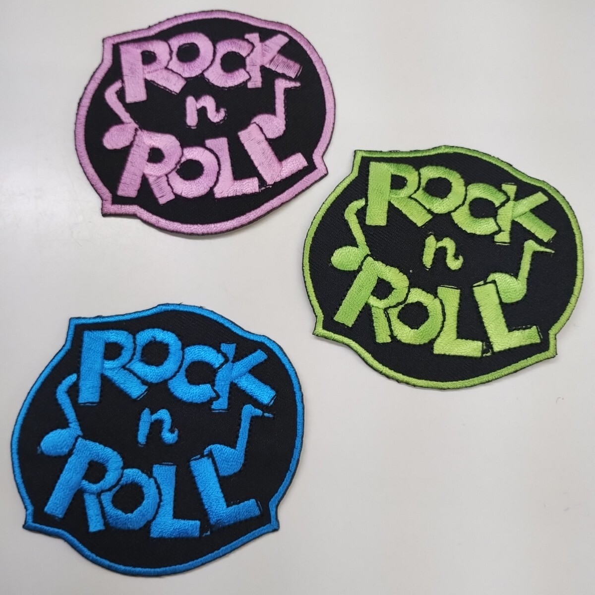 ◎ Ｒ＆Ｒ　ロックンロール ワッペン 3枚セット s268