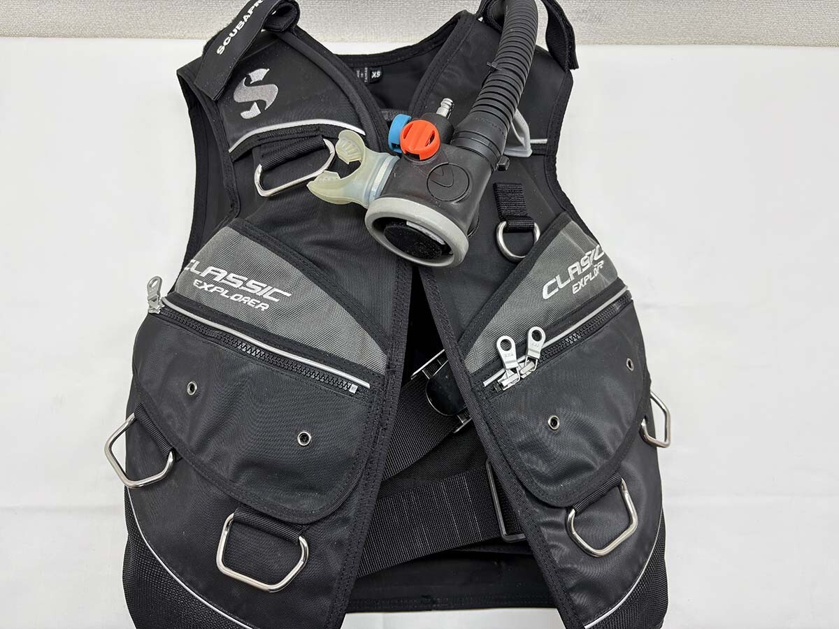 SCUBAPRO スキューバプロ CLASSIC EXPLORER クラシック BCジャケット XSサイズ ダイビング ジャンク 現状品 11AE12C