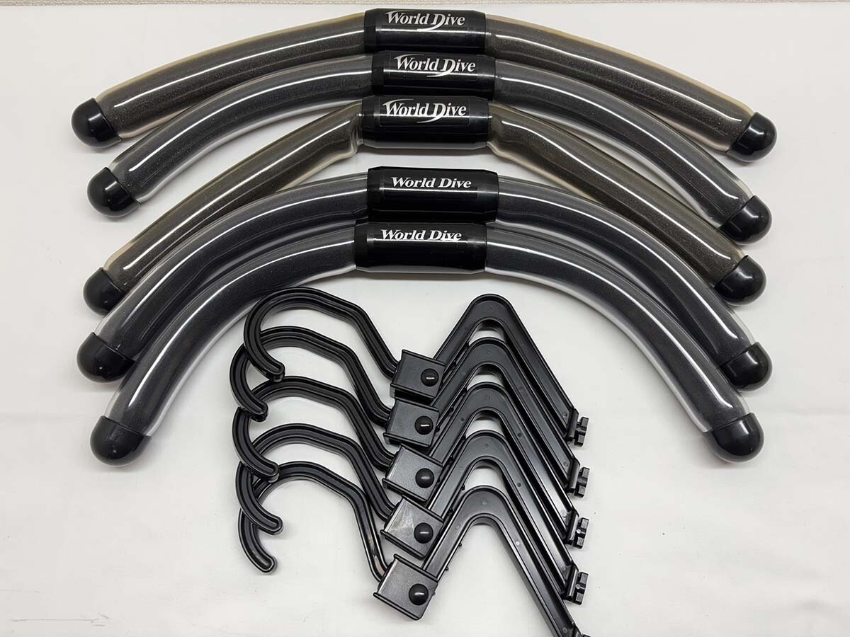 WorldDive ワールドダイブ クイックハンガー ドライスーツ用ハンガー 5本セット ダイビング 11YS27K