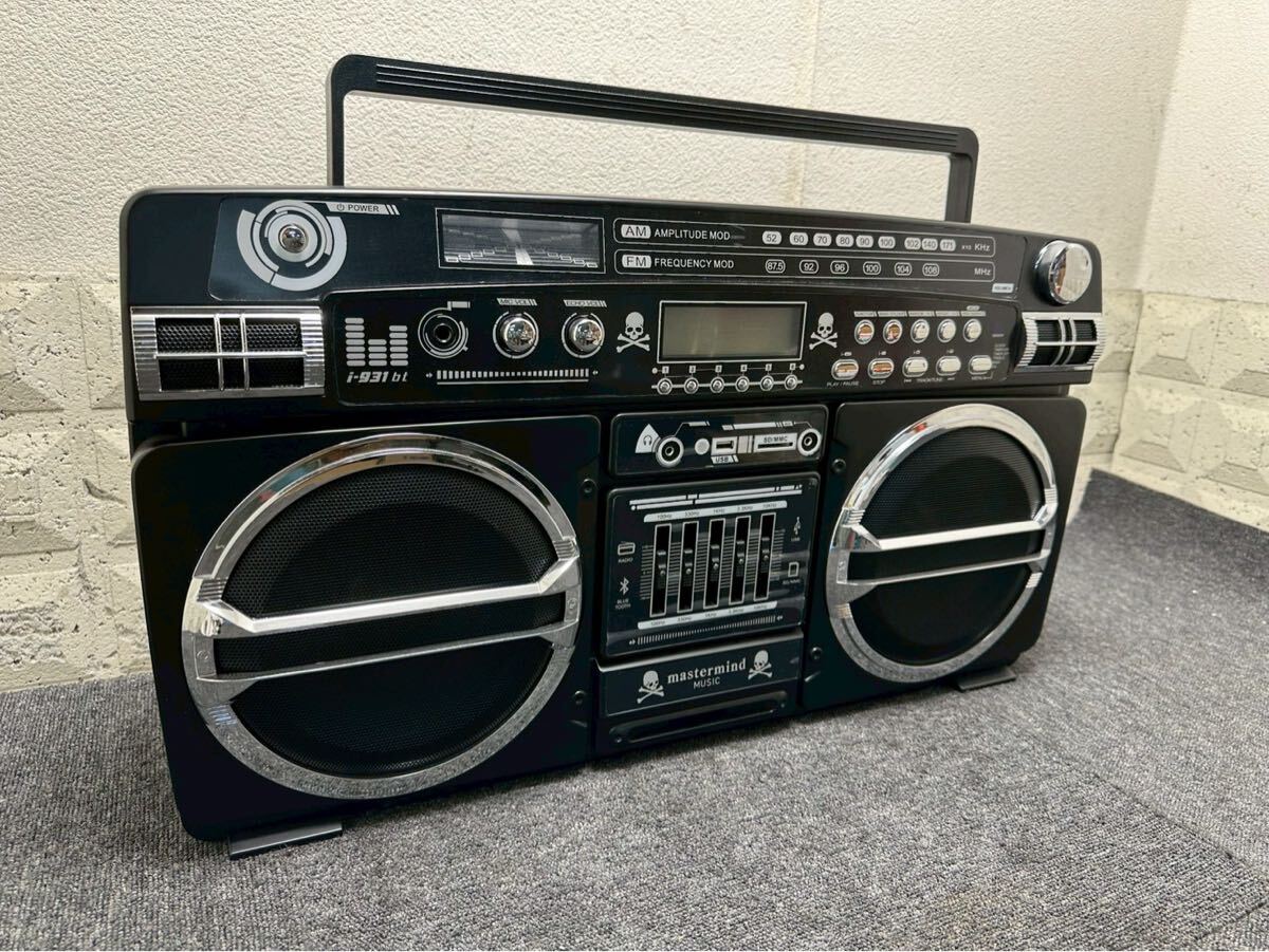 希少品 LASONIC ラジカセ mastermind マスターマインド i-931btQ 動作品 ラソニック R1106-4