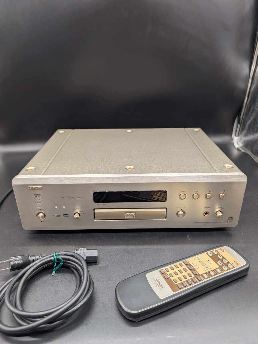 【再生確認済み】 DENON DVD-5000　リモコン付き D/A入力あり DACとしても 定価27万円 