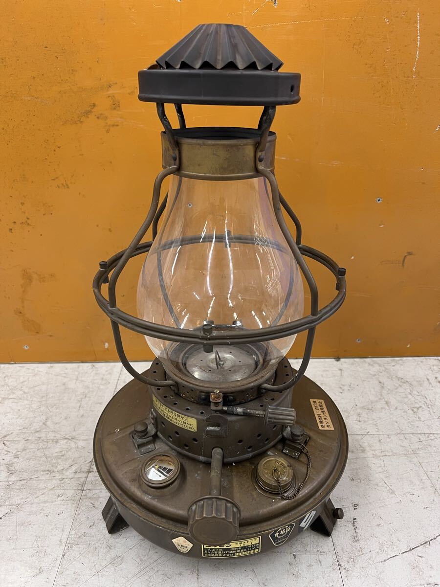 【希少レトロ】ニッセン 石油ストーブ IS-1 日本船燈 アンティーク 真鍮製 