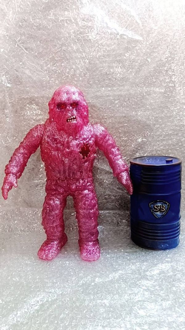 32cm 「液体人間オイルマン」　子鬼油　The Oily Maniac ソフビ