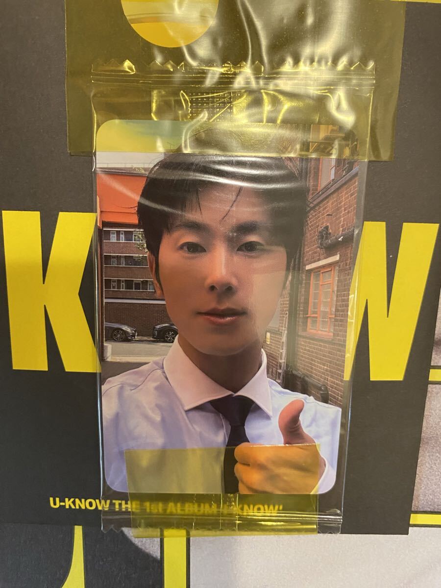 東方神起 ユノ ソロ アルバム I-KNOW Tabloid ver. トレカHMV店舗特典 トレカ