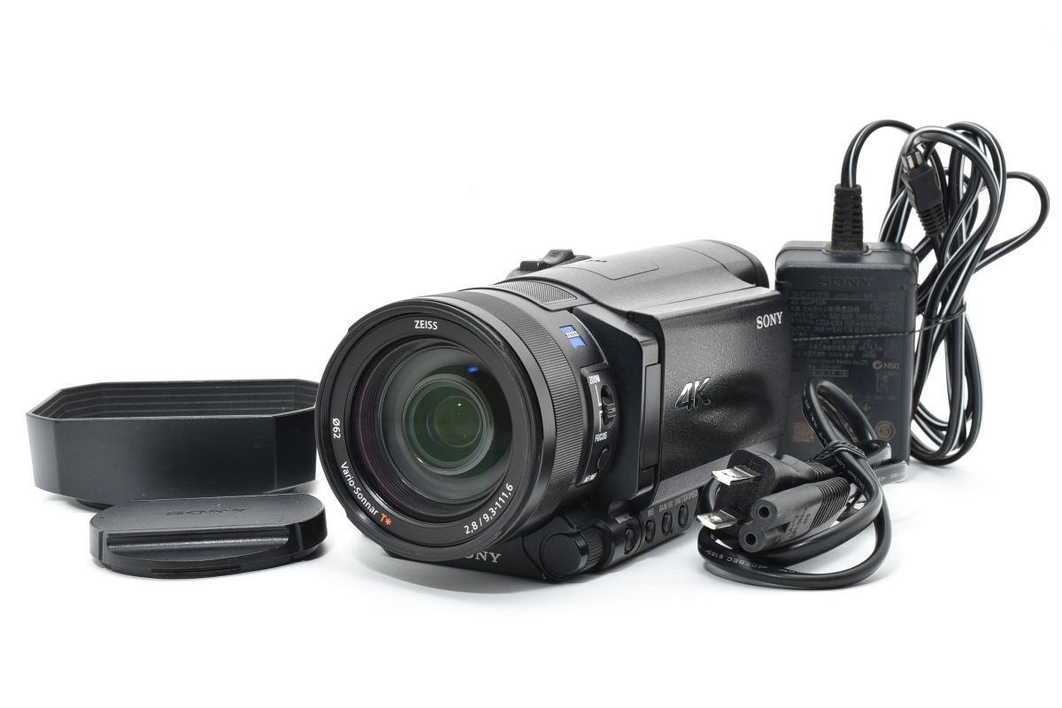 #f178★実用品★ SONY ソニー 4Kビデオカメラ ハンディカム FDR-AX100E