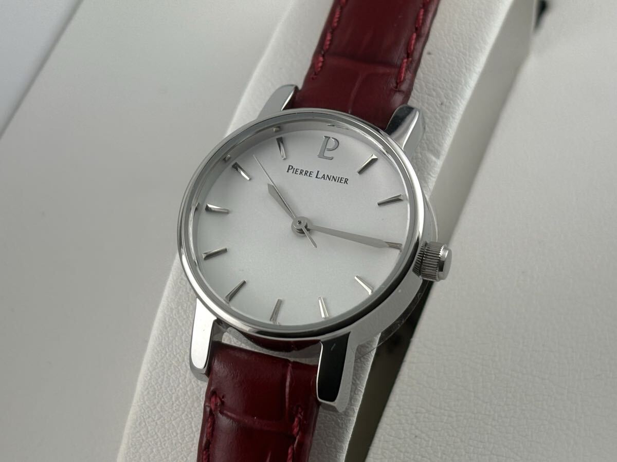 :[PU50]1未使用☆レディース腕時計 クォーツ ピエールラニエ MADE IN FRANCE 429C621動作品