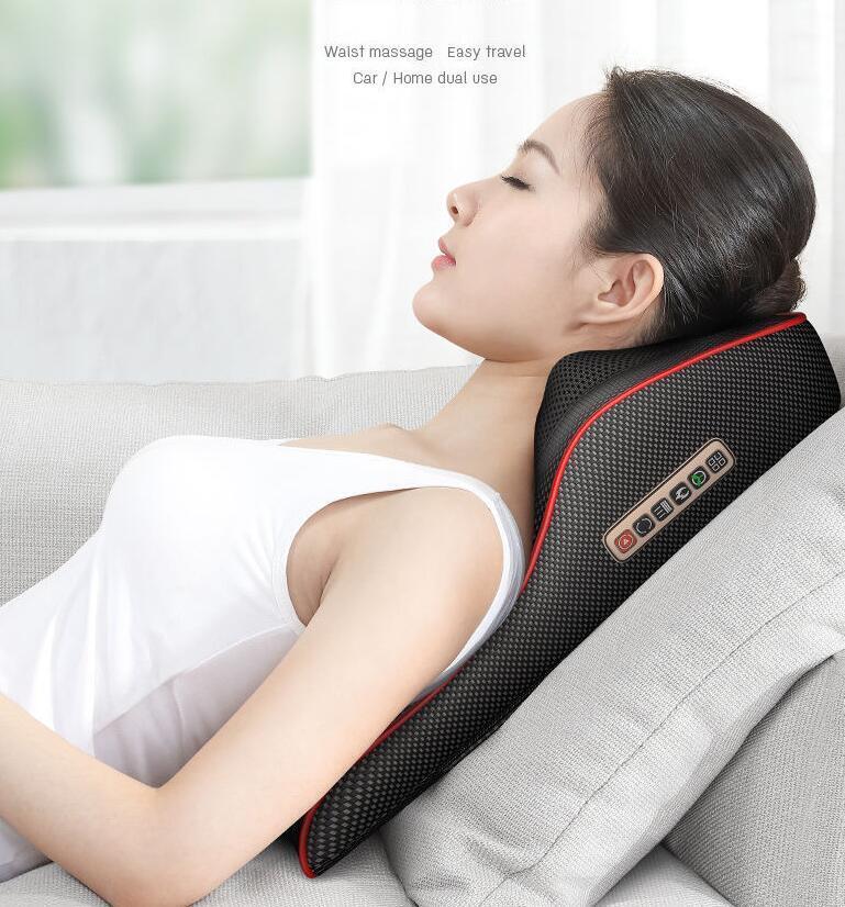 人気品マッサージ枕マッサージ器全身 腰 足 背中 肩 首 電熱 マッサージ機 多機能 小型 ネックマッサージャー プレゼント温熱 ems 敬老の日