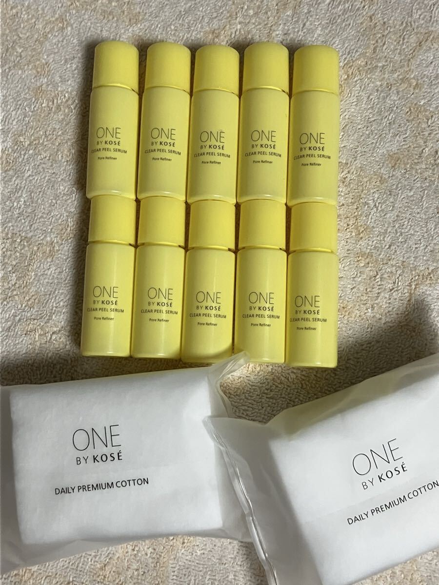 ☆即決☆ ONE BY KOSE クリアピールセラム 90mL コットン付き