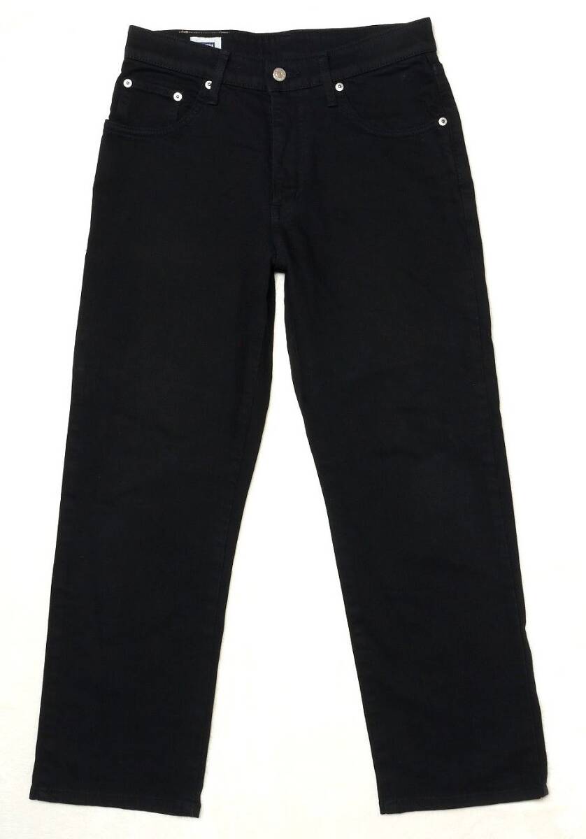 ☆エドウイン EDWIN 403 SOFT-FLEX ブラック ストレッチ ストレート メンズデニムジーンズ W29 実寸W76センチ 股下68センチ
