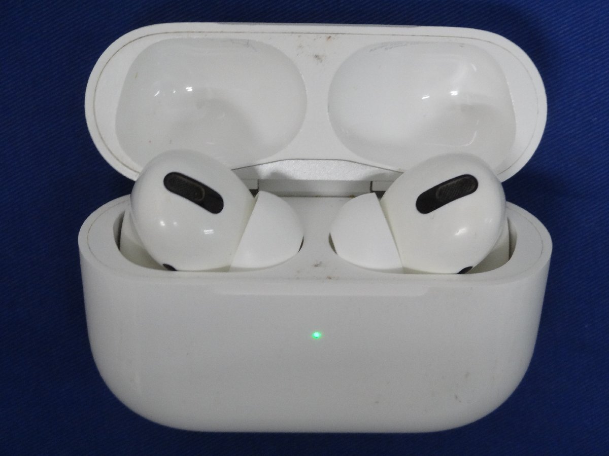 ユ■/Zこ9879　Apple Air Pods Pro 第1世代 接続、音出し〇 A2084、A2083、ケースA2190 // 現状 保証無