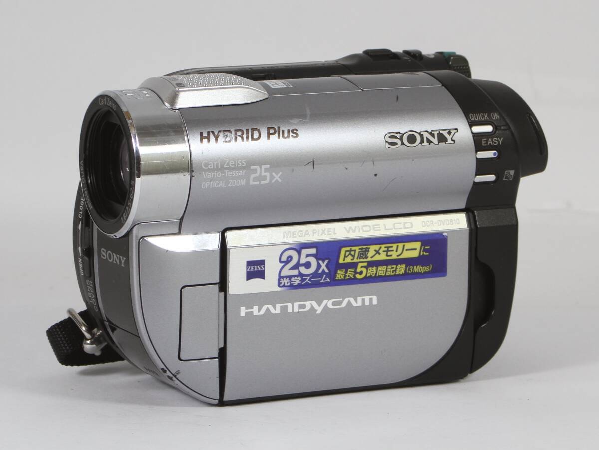 ★ソニー DCR-DVD810 8GB内蔵 撮影再生OK 難あり 本体のみ