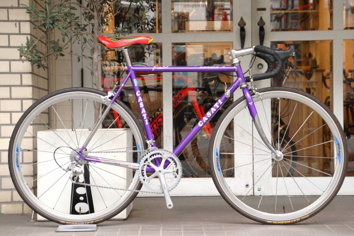 カザーティ CASATI ジーニアス GENIUS 1995モデル カンパニョーロ レコード 8S スチール ロードバイク CAMPAGNOLO SCIROCCO 20 【横浜店】