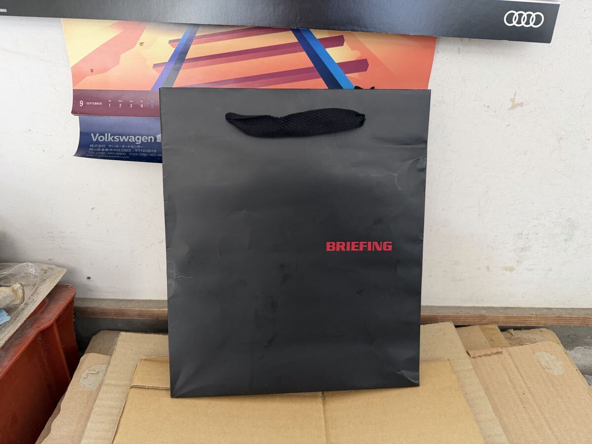 BRIEFING紙 トートバッグ ブラック