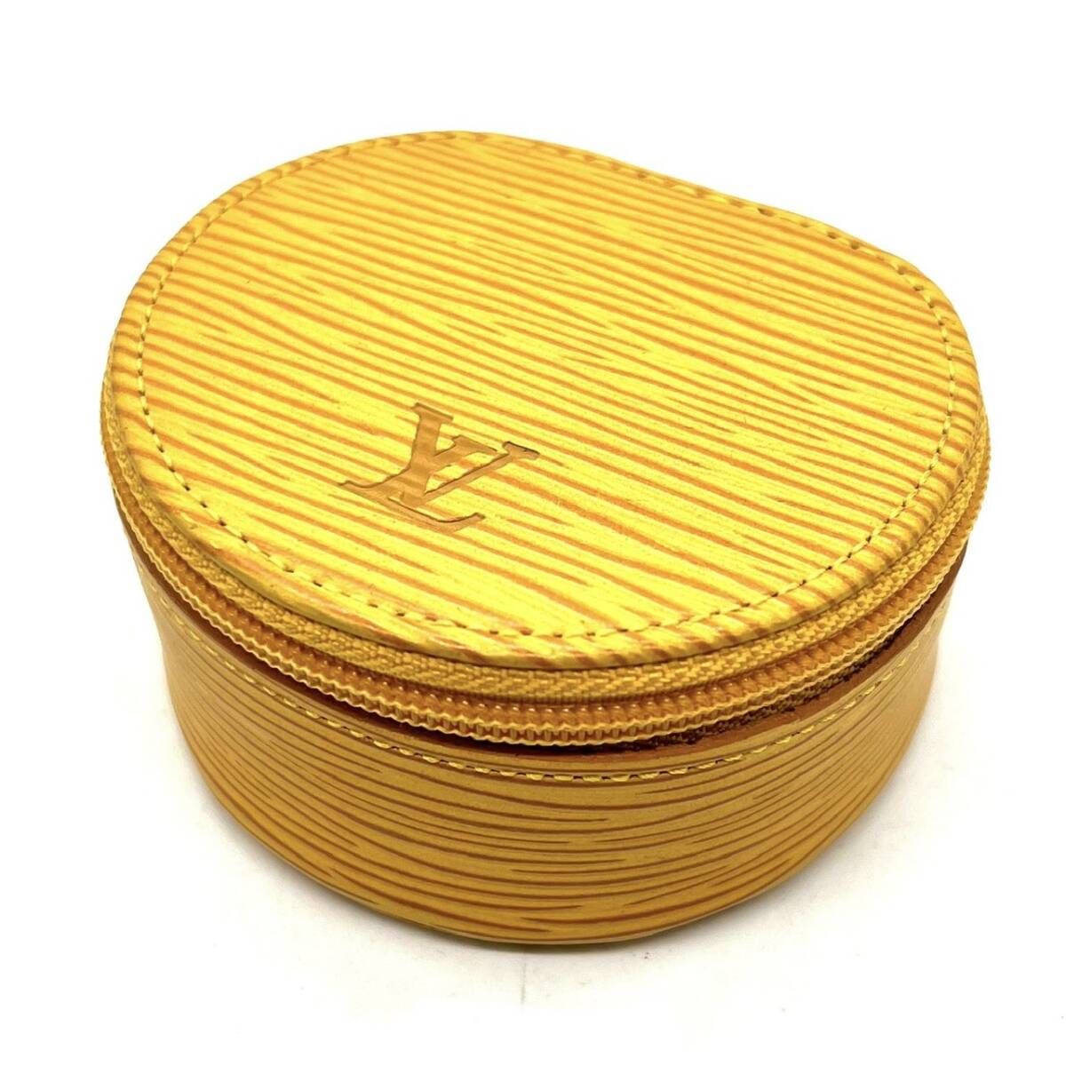 ■【美品】 LOUIS VUITTON ルイヴィトン エピ M48229 エクラン ビジュー 8 タッシリイエロー イエロー 小物入れ ケース ジュエリーケース