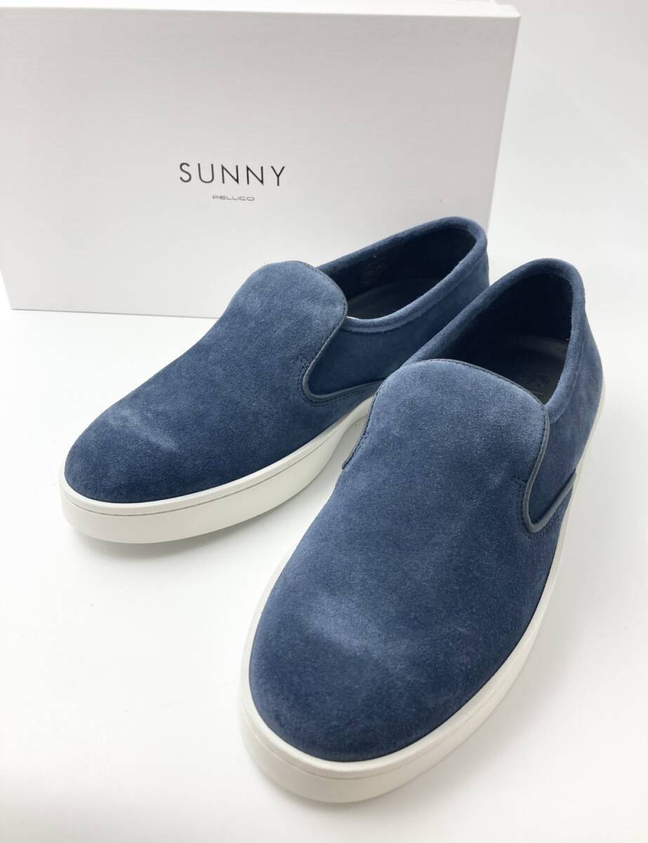 ◆未使用展示品◆　PELLICO　SUNNY　ペリーコサニー　TRAVIS　M004　スエード　スリッポン　42　NOTTE