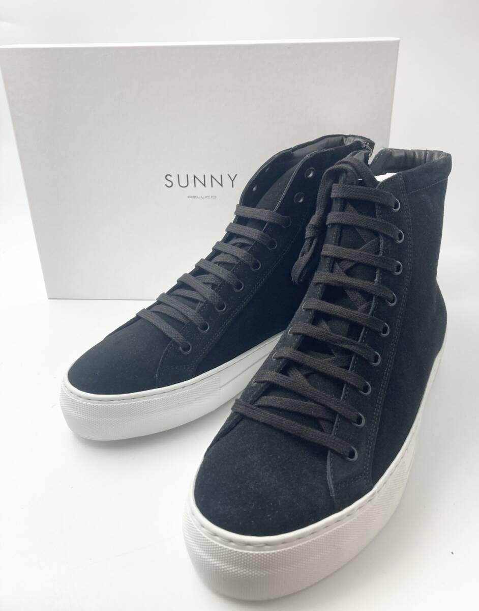 ◆未使用展示品◆　PELLICO　SUNNY　M029　スエード　GIOIA　42　NERO　スニーカー　ハイカット