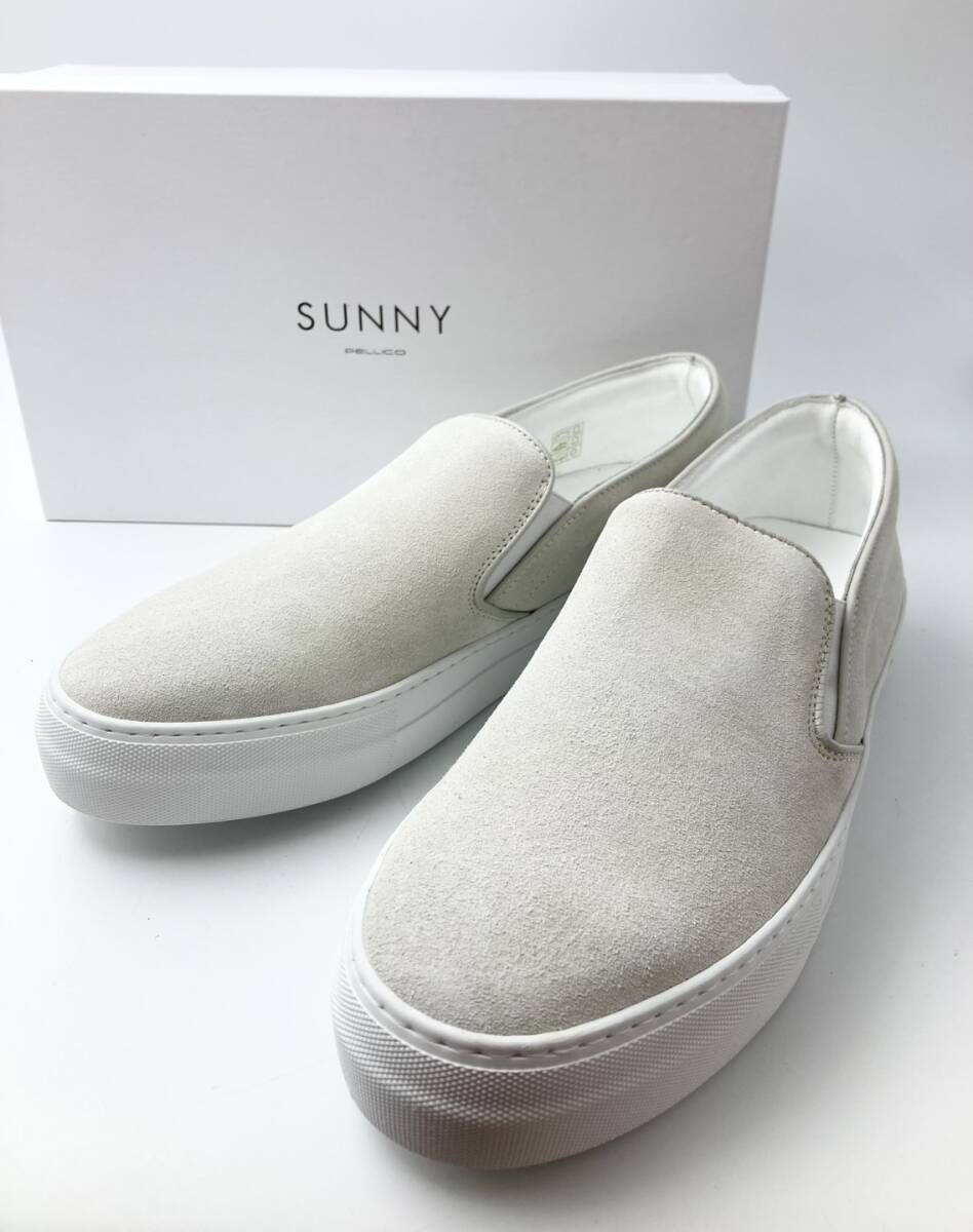 ◆未使用展示品◆　PELLICO　SUNNY　ペリーコサニー　GIOIA　M001　スエード　スリッポン　44　LATTE