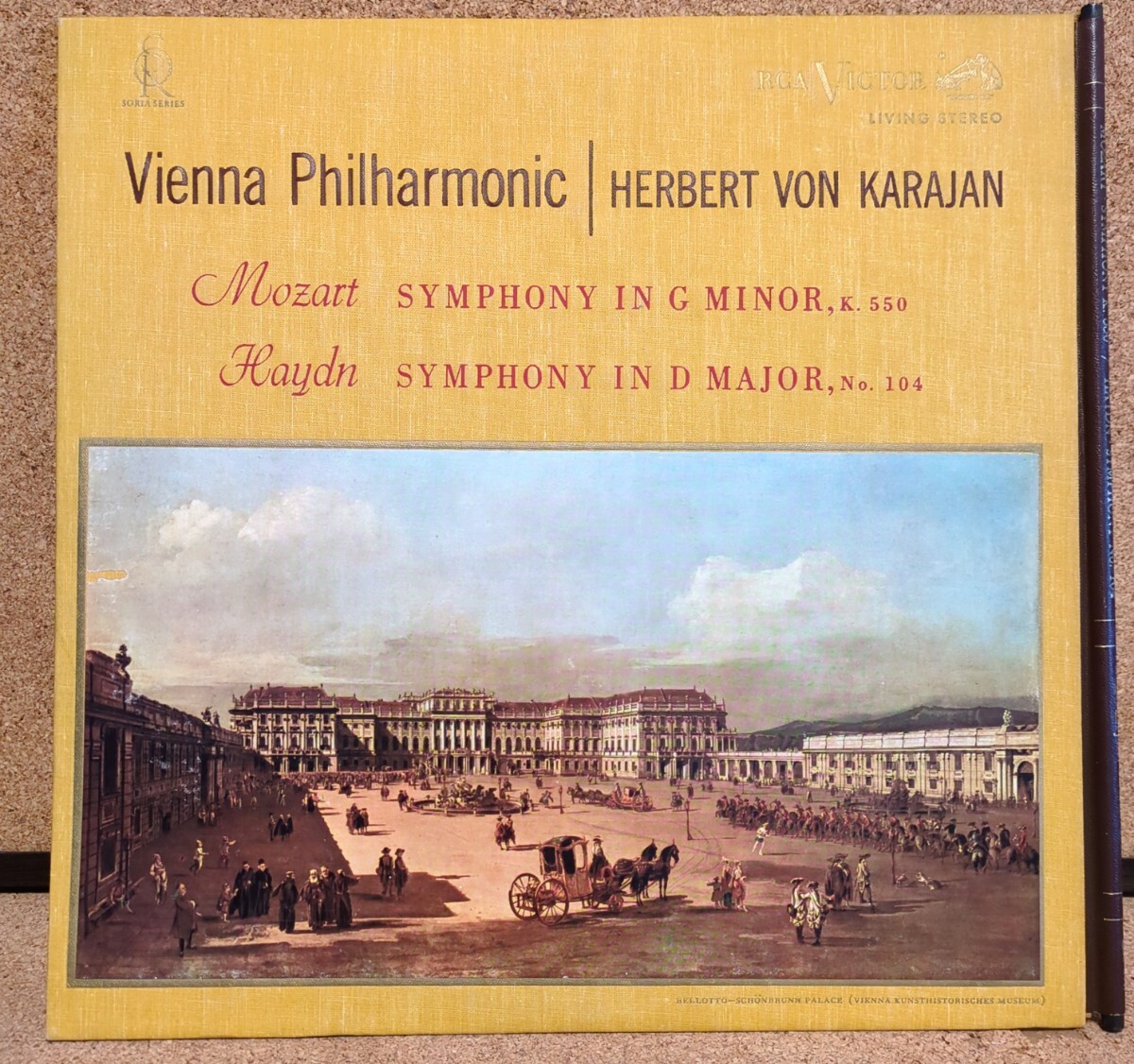 Karajan / Vienna PhilharmonicMozart：Symphony No. 40Haydn：Symphony No. 104RCA Victor SORIA SERIES LDS-2347（豪華装丁・米国盤）