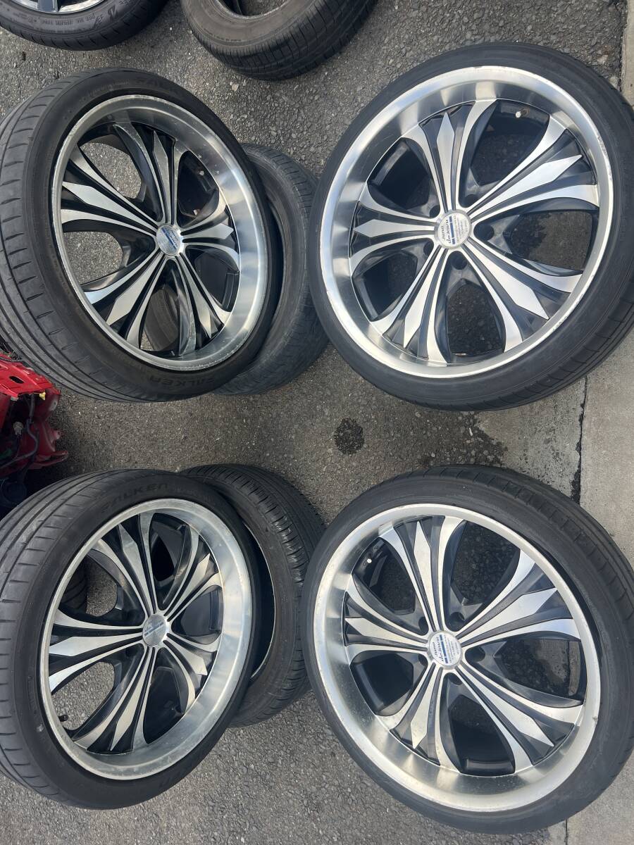 M's SPEED juno dejavu　20×8.5J＋30　20×9.5J＋32　　114.3　５穴　4本セット　20インチアルミホイール　