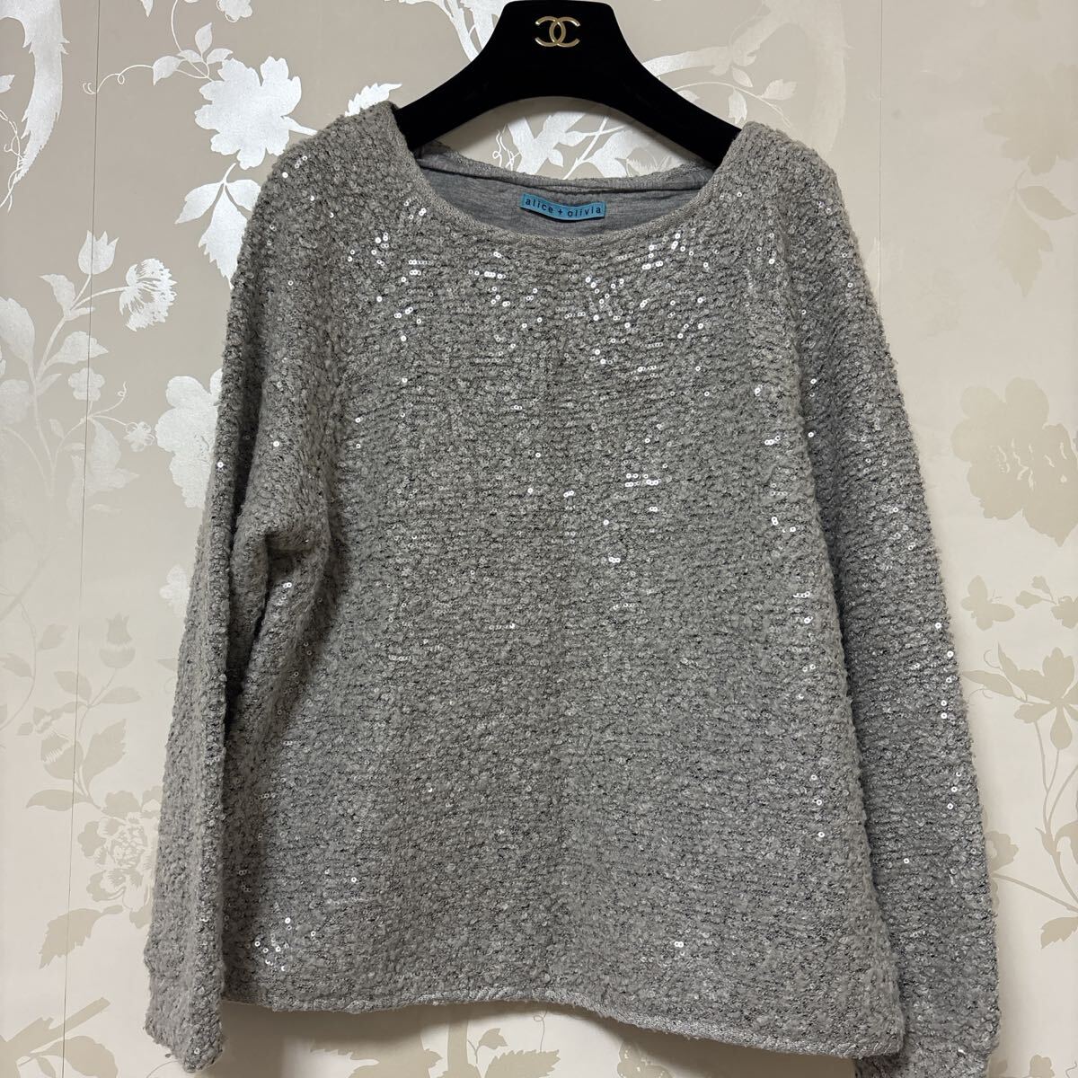 アリスオリビア alice+olivia ニット セーター スパンコール