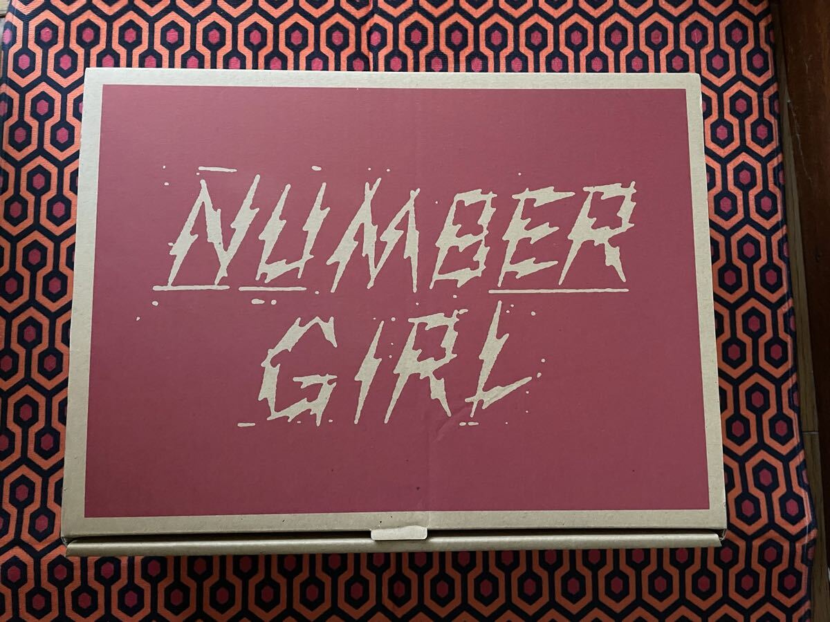 未開封品「NUMBER GIRL 復刻T-シャツ&全オリジナルジャケット缶バッジ BOX」Mサイズ ナンバーガール 向井秀徳 
