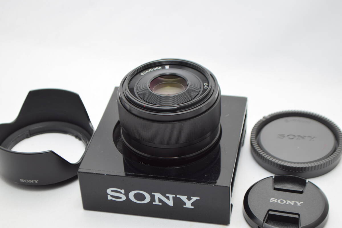 美品★SONY ソニー E 35mm F1.8 OSS SEL35F18★レンズフード付