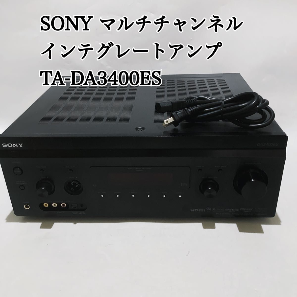 SONY マルチチャンネルインテグレートアンプ TA-DA3400ES ソニー