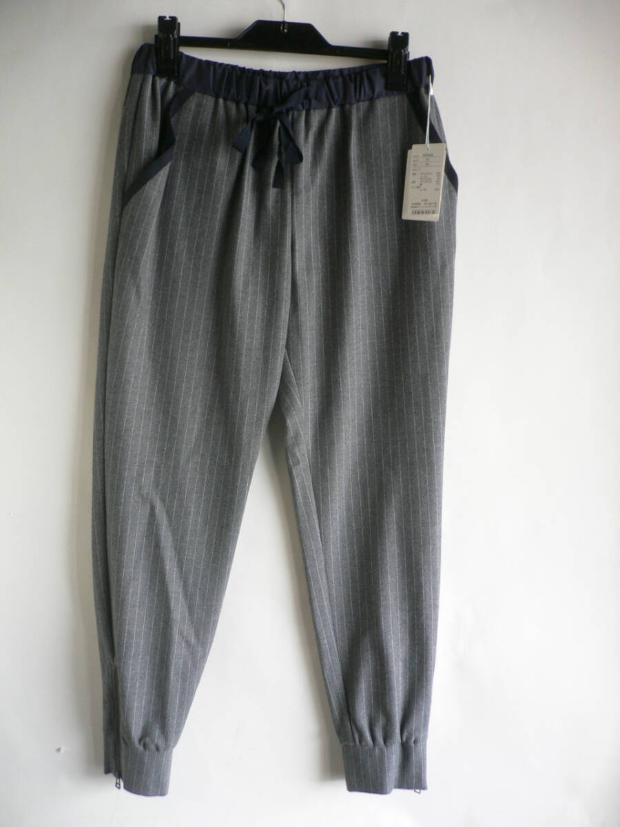 新品ランバンオンブルー パンツ ジョガーパンツ ストライプ　LANVIN en blue 20900円