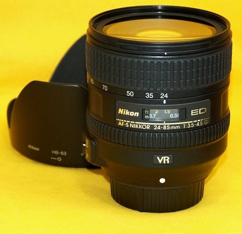 ★一発即決★訳あり★ニコン純正「AF-S 24-85mm F3.5-4.5G ED VR」フルサイズ対応★手ぶれ補正★7枚羽根の円形絞り★Df/D700/D610/D600等に