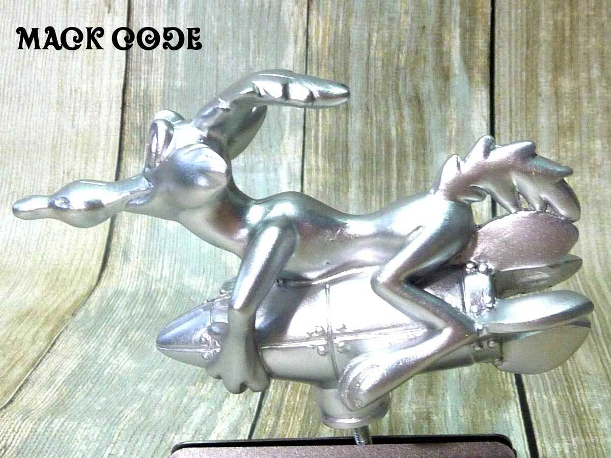 【y5212-N】送料450円～◆弾丸コヨーテ/ボンネットマスコット/フードオーナメント◆USDMマッスルカー世田谷ジープファニーロケットバイク