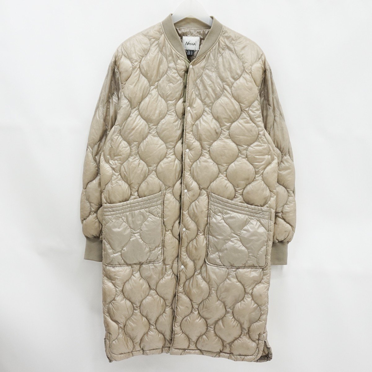 ◇【NANGA ナンガ】キルティング ダウンコート NAG-F21-CT003 L