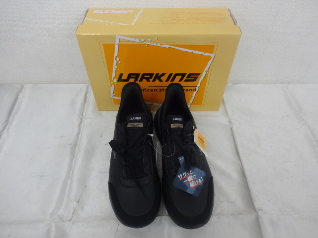 ◆新品◆LARKINS◆メンズ スニーカー◆L-6070◆ブラック◆26.5cm◆49