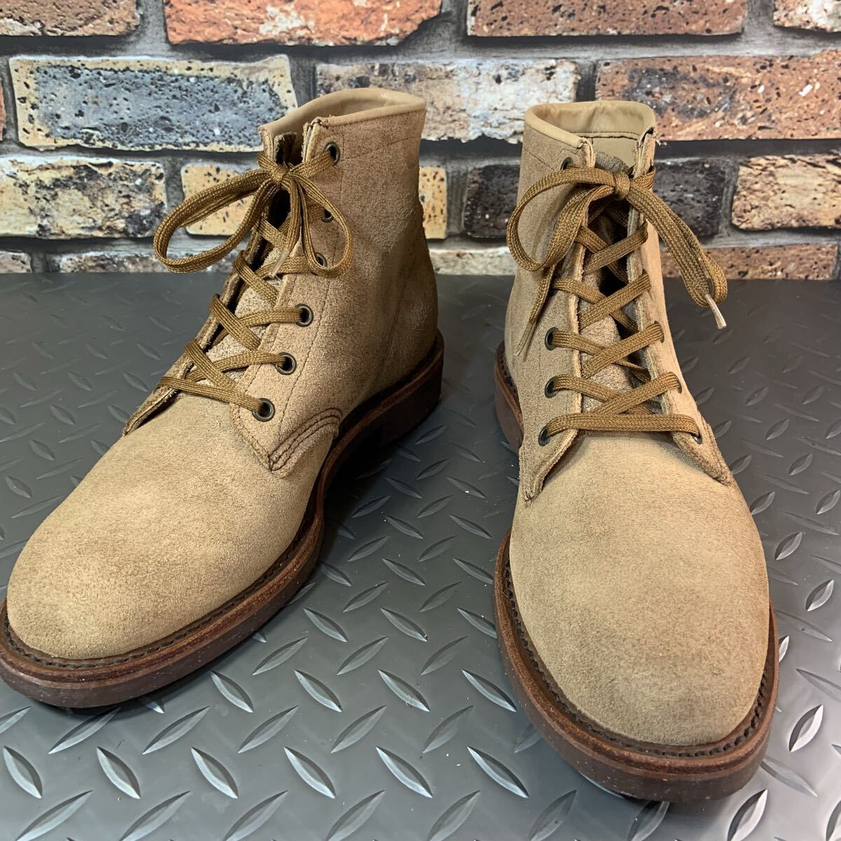 ☆Chippewa 　97063 ワークブーツ　US7.5D チペワ　アメリカ製(25K6) スエード プレーントゥ