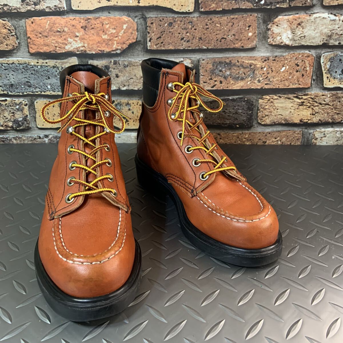 ☆REDWING　8804　 モックトゥワークブーツ　2012年製　スーパーソール　US4.5D　JP22.5㎝　レッドウイング　廃盤品　アメリカ製　 (25K1)