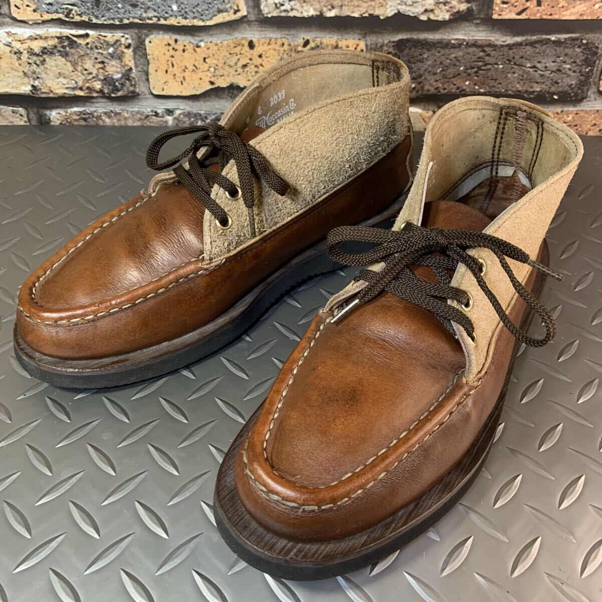 ☆Russell Moccasin　Chukka 　US8E　JP26㎝ 　ラッセルモカシン　アメリカ製　(25J23-RUSS）スポーティングクレーチャッカ